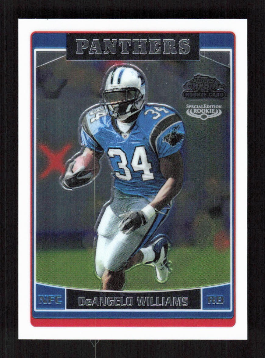 2006 Topps Chrome Special Edition #228 DeAngelo Williams RC Rookie 