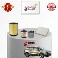 Set Service 4 Filter Ford Kuga Ii 2.0 Tdci 88KW 120CV Von 2014->