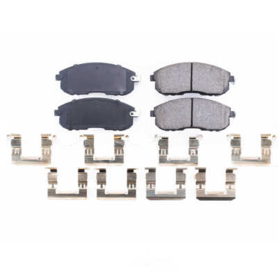 Disc Brake Pad Set-Front Z17 Low-Dust Ceramic Brake Pads with Hardware 17-815A