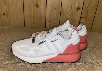 Size 7 - Adidas ZX 2K Boost White Hazy Rose W for sale online | eBay