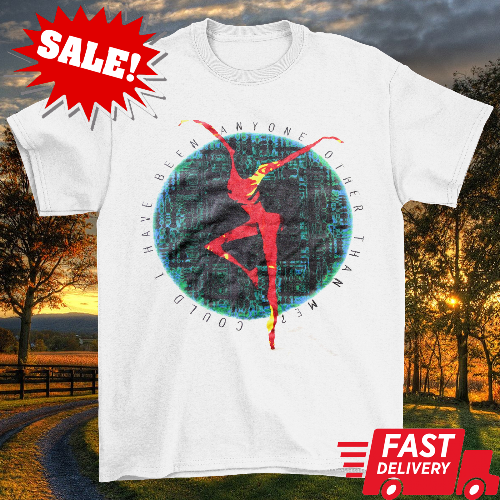 ALTRA Potrei essere stato chiunque altro di me Dave Matthews camicia bianca S 5XL