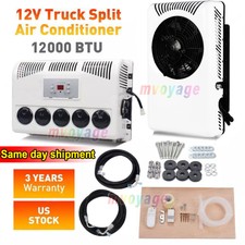 Truck Bus Rv Caravan Dc 12v Universal Ac Kit Vehicle Split Air Conditioner