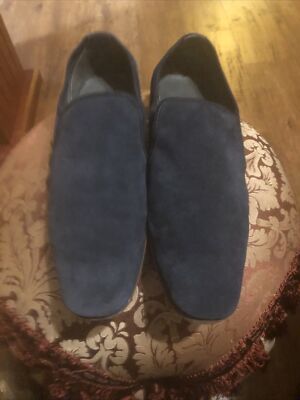 Carlo Pazolini Blue Suede Loafers - Size 42