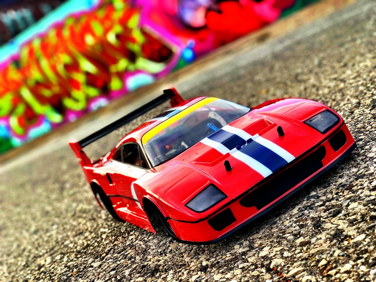 Delta Plastik S0040 - Ferrari F-40 1/8 Scale GP RC car body | eBay