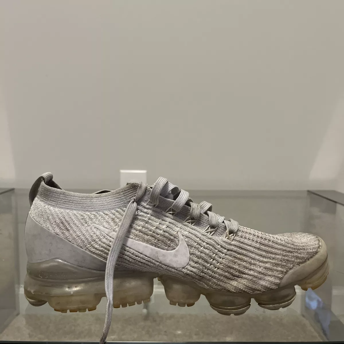 Nike Air VaporMax Flyknit 3 White Pure Platinum Men Shoes AJ6900 102 Size  10.5 | eBay