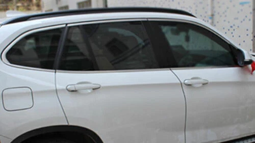 Tiras decorativas molduras de ventana acero plateado 2010-2014 2015 para BMW X1 E84 Foto 4 de 4