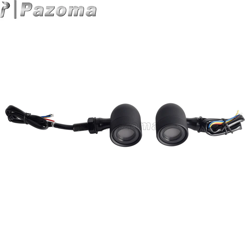 2X Luz de señal de giro ámbar y rojo para Suzuki Boulevard M50/90 Honda Goldwing 1800 Foto 3 de 4