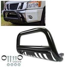 Bull Bar For 2004-2015 Nissan Titan/armada Black Push Bumper Grille Guard