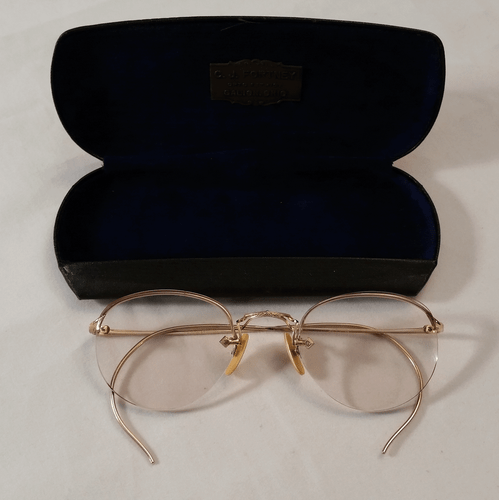 American Optical Rimway Ful-Vue  True Antique eyeglasses & Case - Picture 3 of 12
