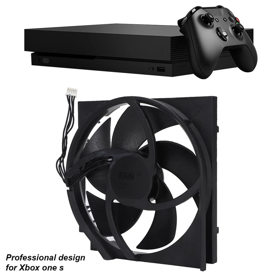 ABS Internal Cooling Fan for Xbox ONE S OEM 5 Blades 4 Pin High Performance AU - Image 2 of 4