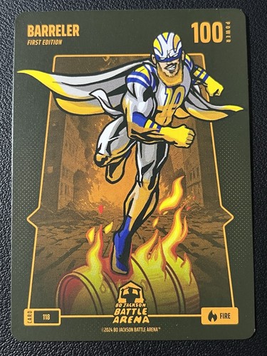 2024 Bo Jackson Battle Arena Cooper Kupp Barreler Fire First Edition #118