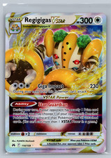 regigigas vstar pokemon card price & Details  Crown Zenith Galarian Gallery holofoil pattern or surface detail) Regigigas VStar  Whatnot: Shop,