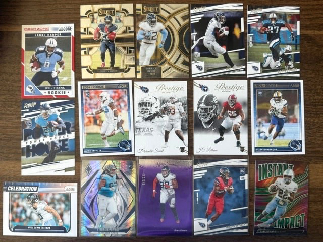 Tennessee Titans / Houston Oilers 55 Card Lot (1981–2024) – Warren Moon (15+)