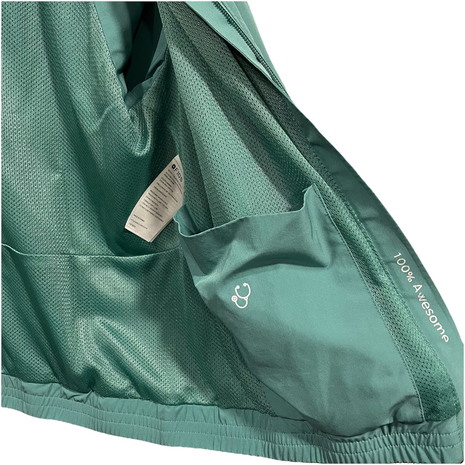 FIGS Sydney Performance Jacket Hydrogreen Green S… - image 2