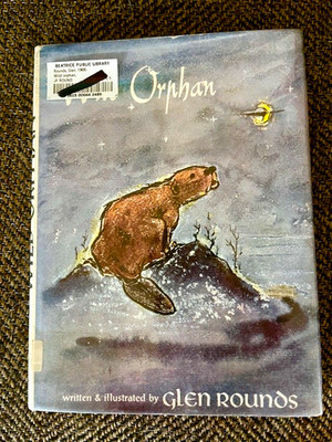 WILD ORPHAN - Glen Rounds (1961) beaver wilderness HC/DJ exlibrary