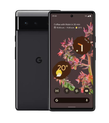 Google Pixel 6 - 128GB Stormy Black entsperrt - makellos GRADE A+ - Originalverpackt