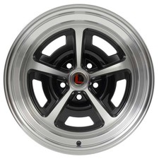 1964-73 Mustang Legendary Wheels Magnum 500 17x8 5x4.5 4.75 Bs Gloss Black 1964-73 Mustang Legendary Wheels Magnum 500 17x8 5x4.5 4.75 Bs Gloss Black