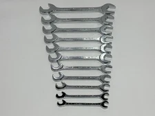 Cornwell Tools USA 11pc SAE 4-Way Angle Open-End Wrench Set, 3/8-1”, AW Series
