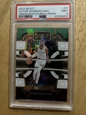 2023-24 Panini Select - Concourse Victor Wembanyama #87 Green White Purple 