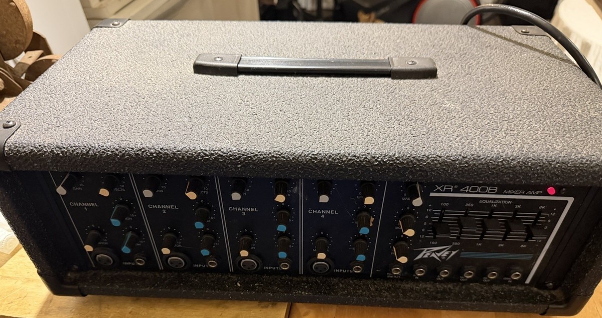 Vintage Peavey XR 400B Mixer Amp 200H Power Module | eBay