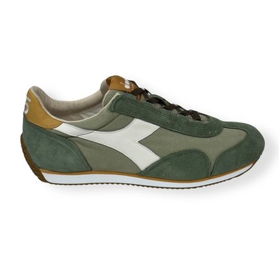 Diadora Heritage Equipe H Canvas Stone Wash Sneakers Mens Casual Leather Shoes