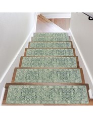 OJIA Extra Non-Slip Stair Treads for Wooden Steps, 30"X8" Indoor Stair Runners