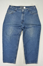 Vintage Levi's Silver Tab Baggy Fit Jeans 90s Made In USA Wide Leg Denim 38x32
