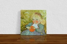 Vincent van Gogh "Child with Orange" Canvas Print Wall Art Home Decor