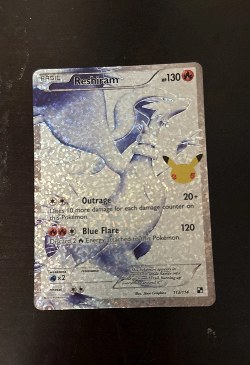 【美品】25th記念商品Reshiram HP130 ホロカード Preços baixos em Reshiram 113/114 Celebrations: Classic Collection