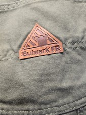 Bulwark FR Carpenter Pants Men's 38x30 Olive Green ARC Rating 14.6 ATPV
