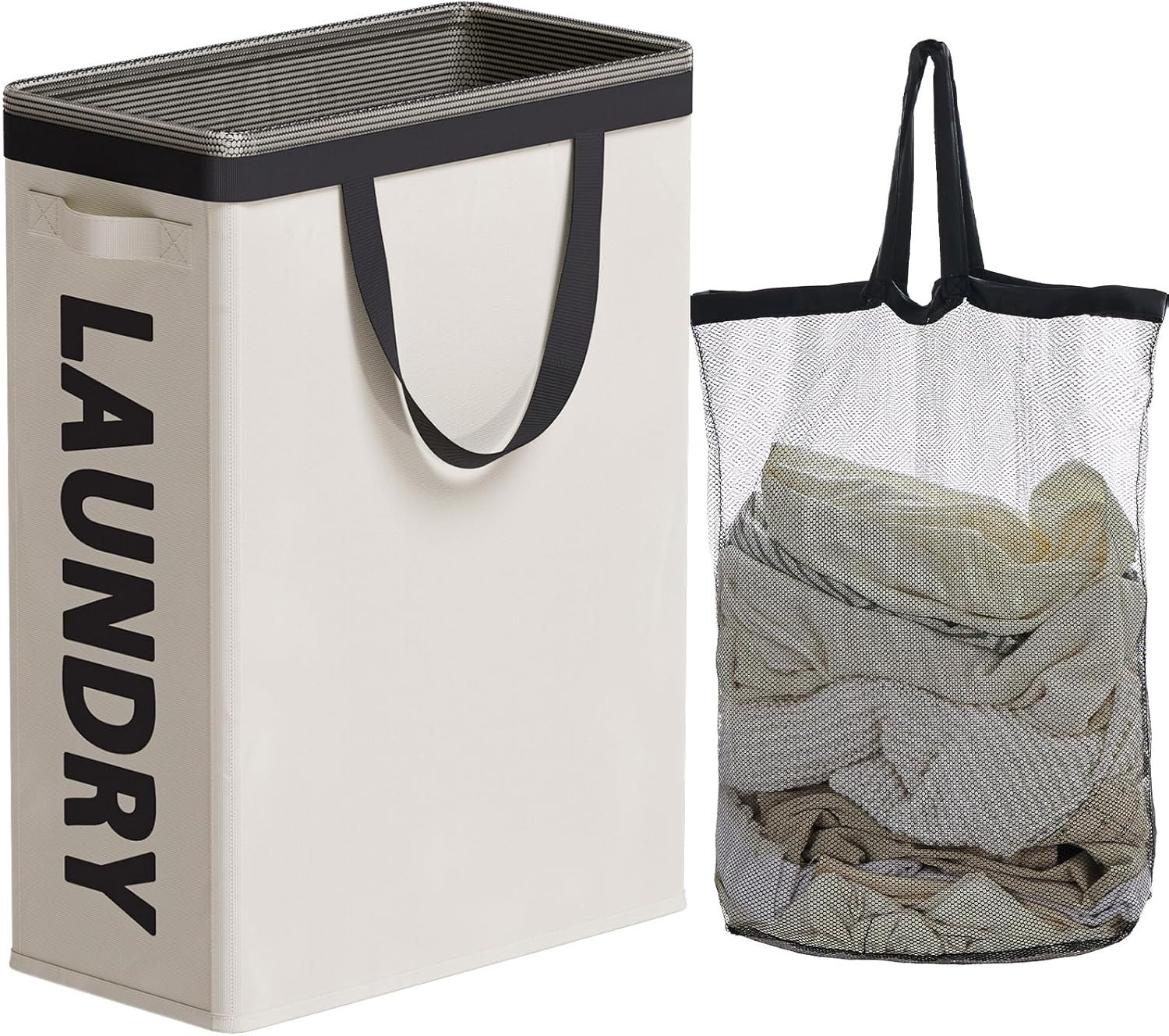 With Removable Inner Bag And Side Handles, 45l Small Laundry