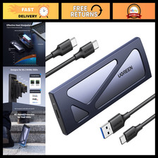 Tool-Free USB C SSD Enclosure Adapter 10Gbps M.2 NVMe Reader for 2230/2242/2260/