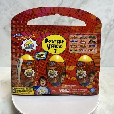Jada Toys Ryan's World Mystery Egg Vehicles 3 Pack Brand New Sealed EBC41 EASTER