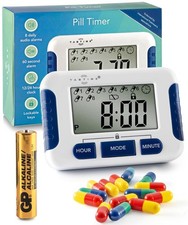 Pill Reminder with 8 Alarms per Day, Pill Tracker, Pill Timer, Medication Rem...