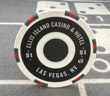   $1 Ellis Island Casino Chip Las Vegas NV Ne...