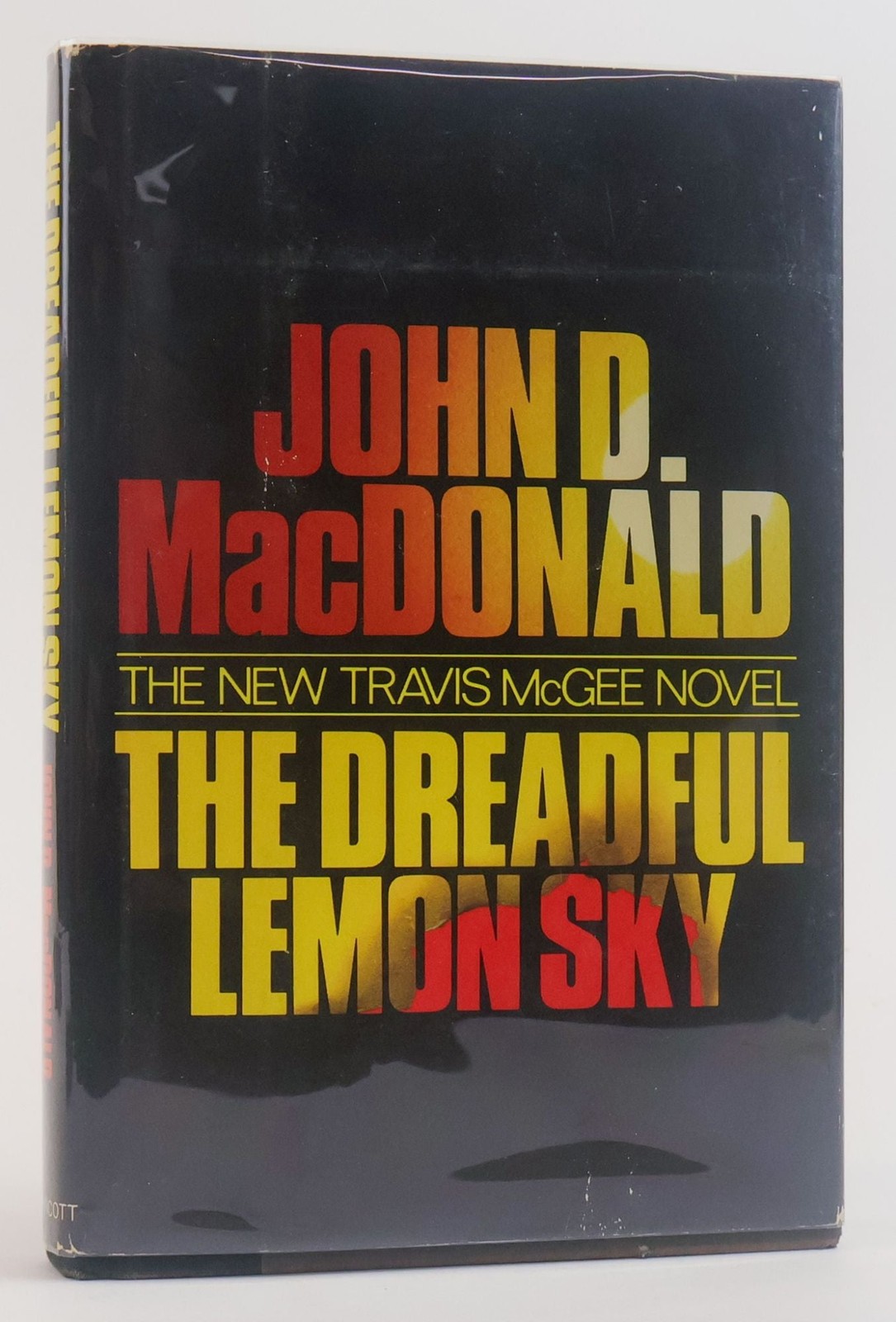 John D MacDonald / THE DREADFUL LEMON SKY 1st Edition 1974