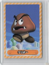 New Super Mario Bros U Goomba Japanese Trading Card 2012 Nintendo TOP Kuribo