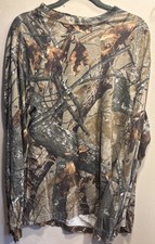 Outfitter Ridge Long Sleeve Crew XLg 46/48 Brown branches CAMO base layer