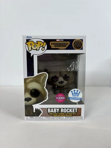 Funko Pop!	Marvel Guardians of the Galaxy #1208 Baby Rocket Exclusive Flocked