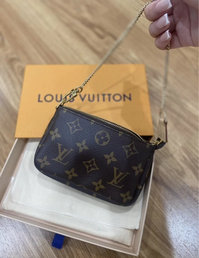 Louis Vuitton Leather Exterior Mini Bags & Handbags for Women for