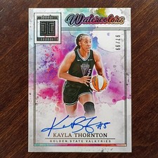 2025 Panini Impeccable WNBA #WC-KT Kayla Thornton Watercolors AUTO /99