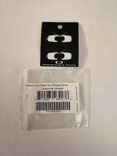 Authentic Oakley Replacement Batwolf Icon Logo Polished White OO9101GL