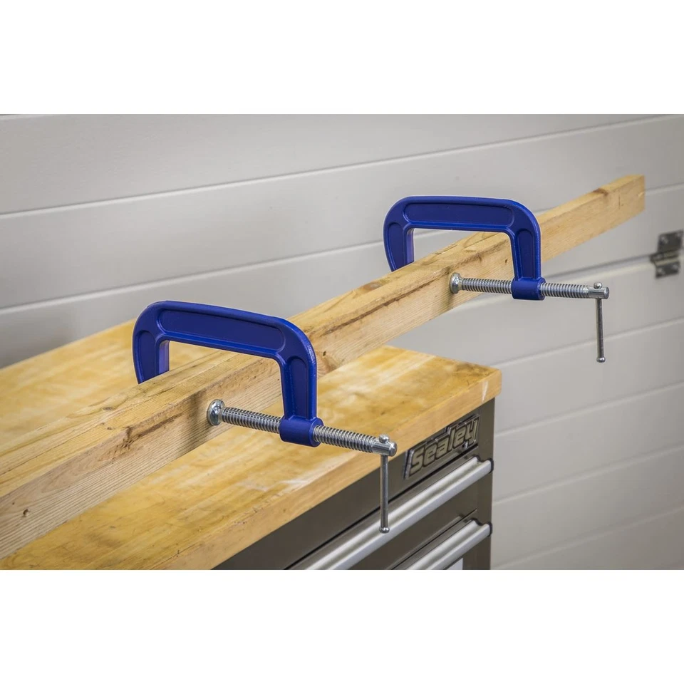 Sealey G-Clamp 100mm - Pack of 4 AK60044 - image 4 of 4