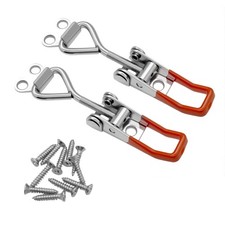 Toggle Latch Clamp 4001, 304 Stainless Steel Adjustable Heavy Duty Pull Hasp ...