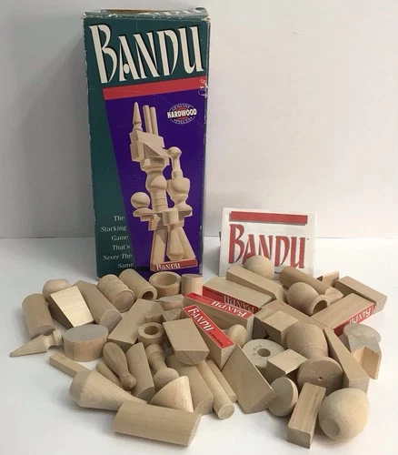 VIntage 1991 BANDU MIlton Bradley Game Complete except *Missing Beans*