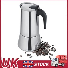 12 Cups Espresso Maker Cup Stove Top Coffee Percolator Moka Pot Stainless Steel