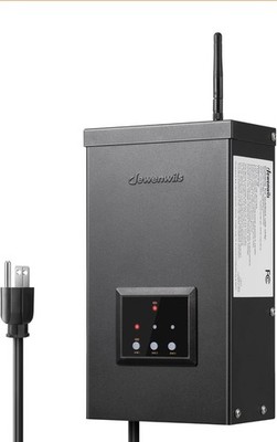 DEWENWILS 200W Low Voltage Transformer with 3 Independent Control Outputs Timer