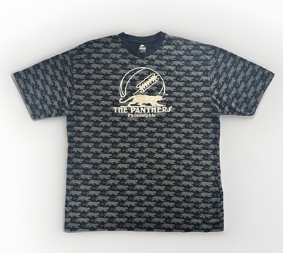 Nike Black Fives Philadelphia Panthers AOP Graphic T Shirt Mens XXL Rare Collab