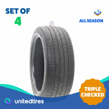 Set Of 4 Used 25545r20 Continental Crosscontact Lx Sport 105v - 7-932 Set Of 4 Used 25545r20 Continental Crosscontact Lx Sport 105v - 7-932