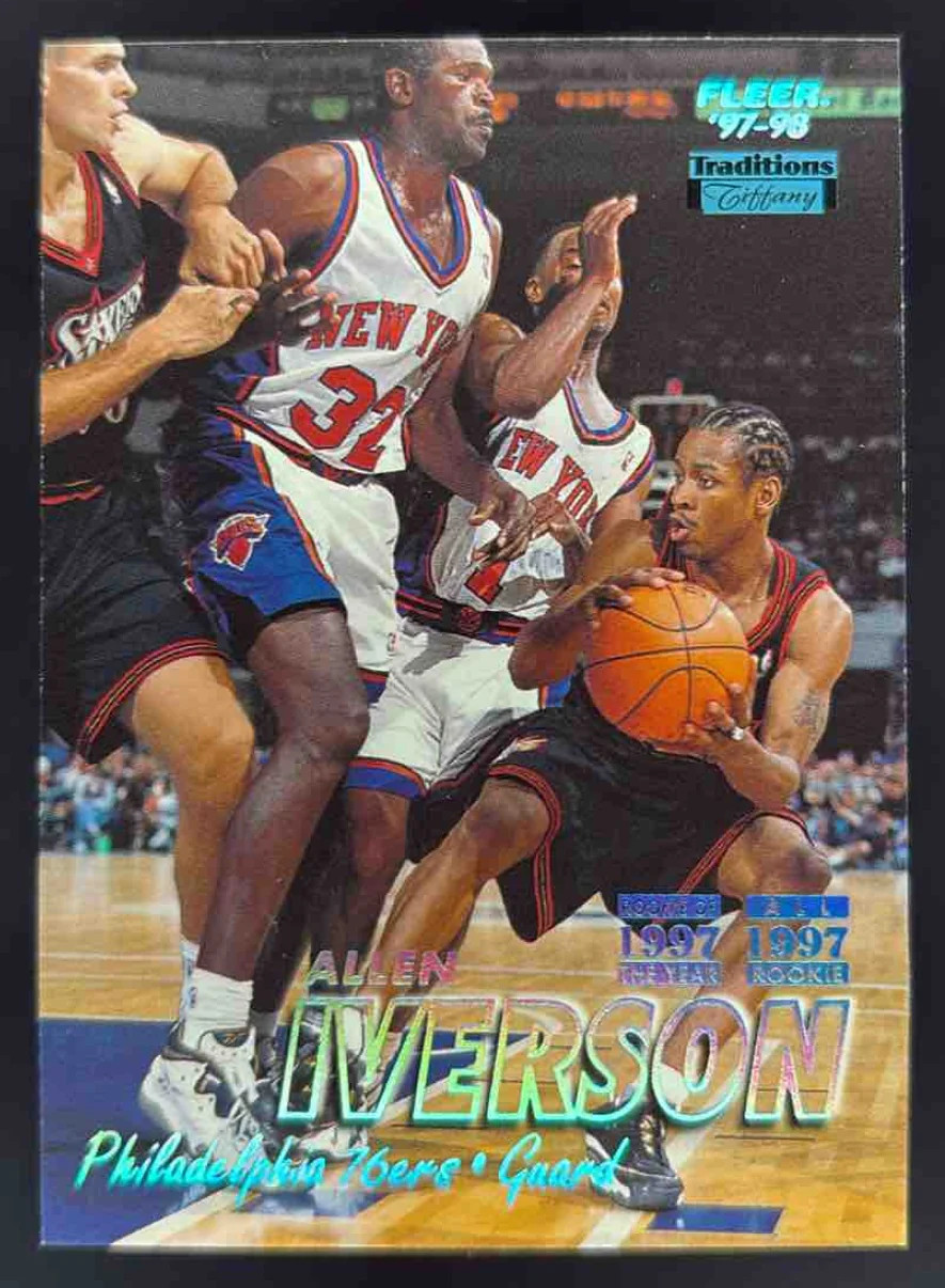 1997-98 Fleer Traditions Tiffany #300 Allen Iverson